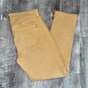 GAP Pants Girlfriend Golden Tan Skinny Jeans 29